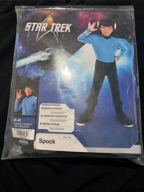 Star Trek Spock Toddler Costume - Blue & Black